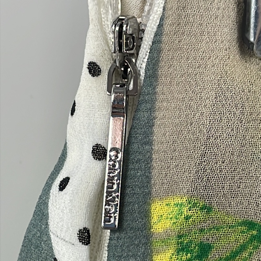 Calvin Klein Pleated Patchwork Pattern Midi Skirt… - image 4